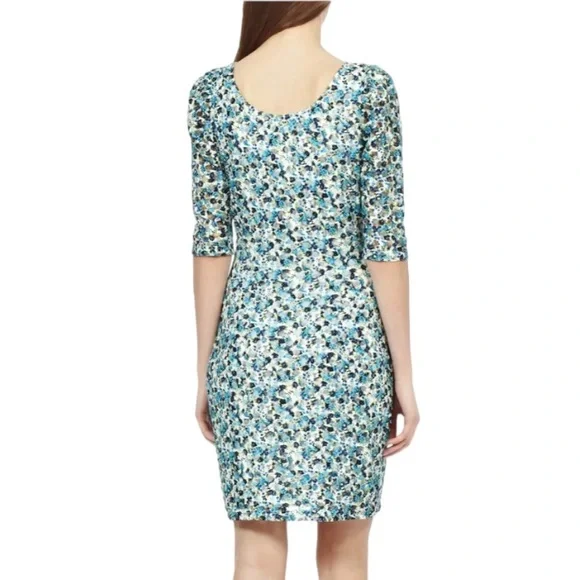 Reiss Rachel Floral Print Bodycon Dress Sz 2 - Picture 3 of 16